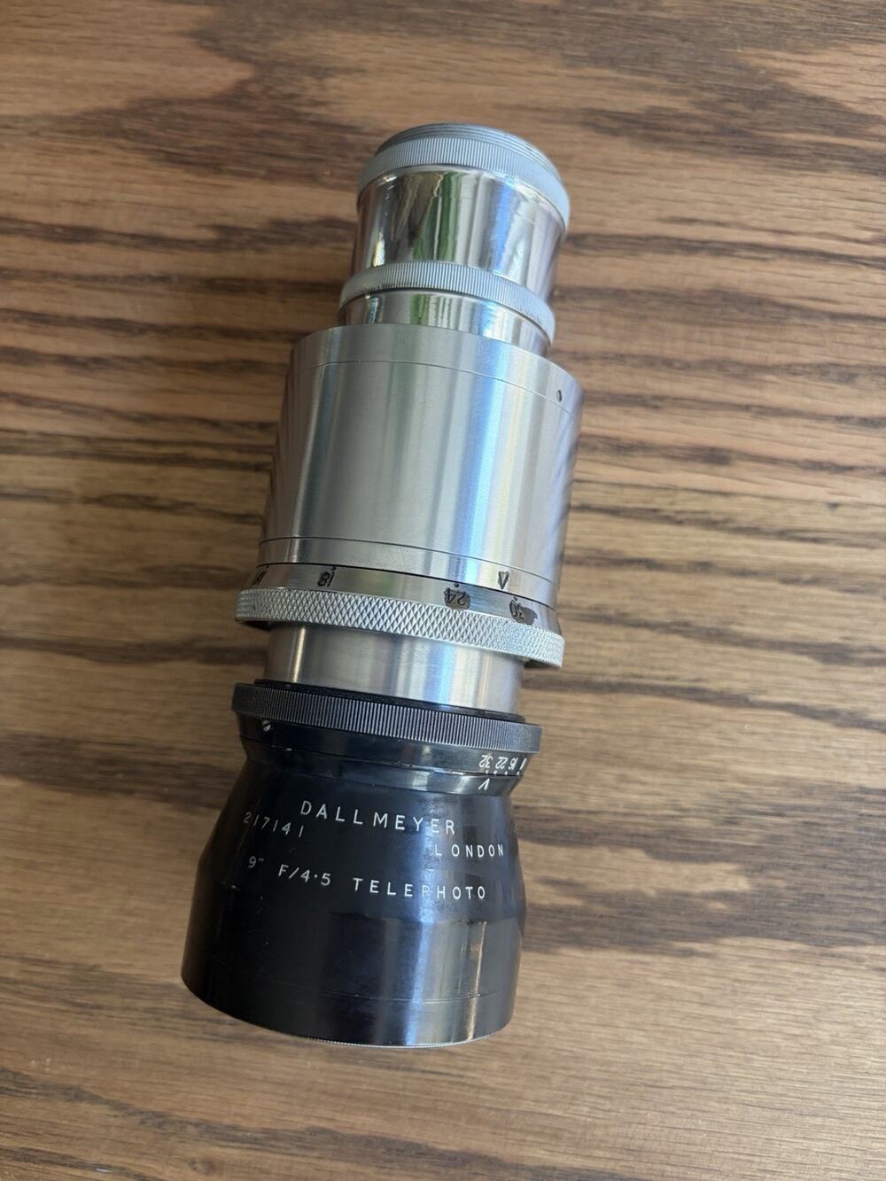 Vintage 1930s DALLMEYER 9" f4.5 Telephoto 16mm Lens Cinema Camera Lens